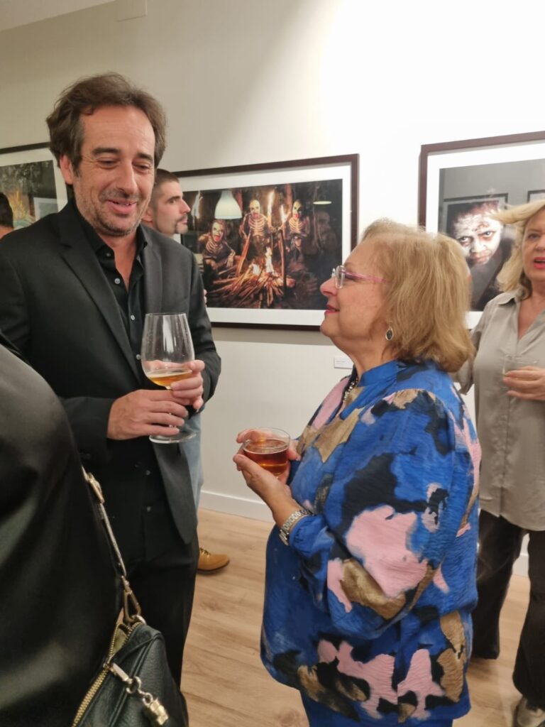 Cristina García Rodero junto a Gonzalo Sáenz de Santamaría
